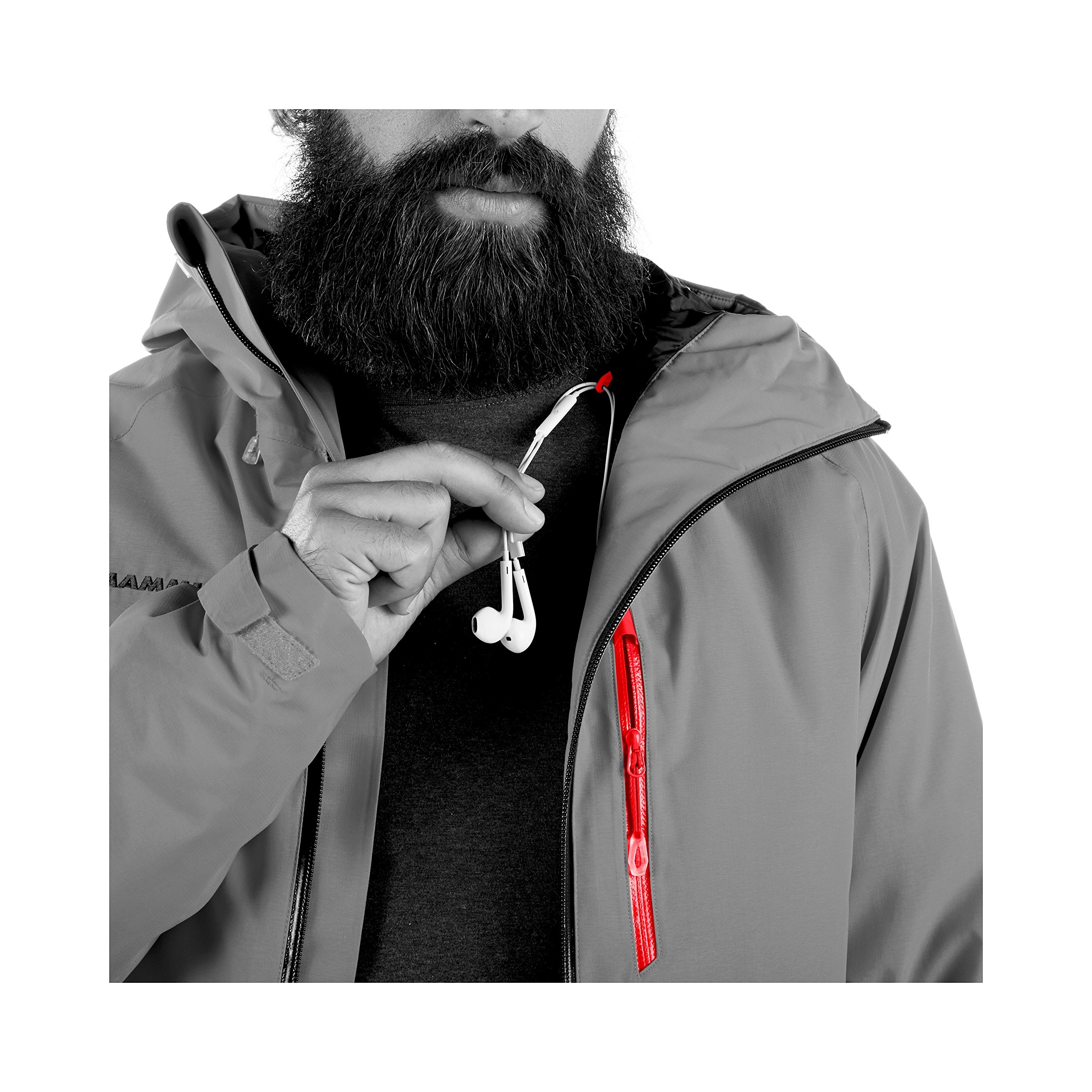 Amazon.co.jp: Mammut Runbold HS Thermo Hooded Jacket graphite M
